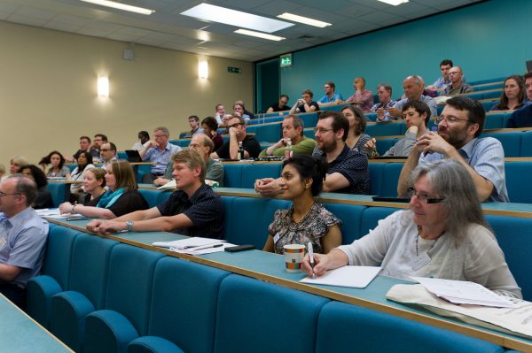 Photo of the audience during a talk at EAMS 2016
