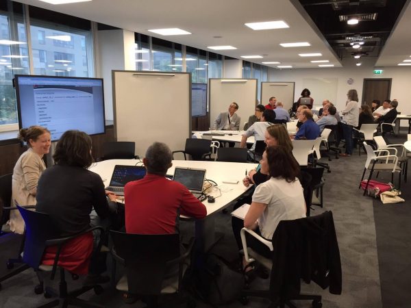 Photo of EAMS 2016 attendees during a hands-on computer lab session
